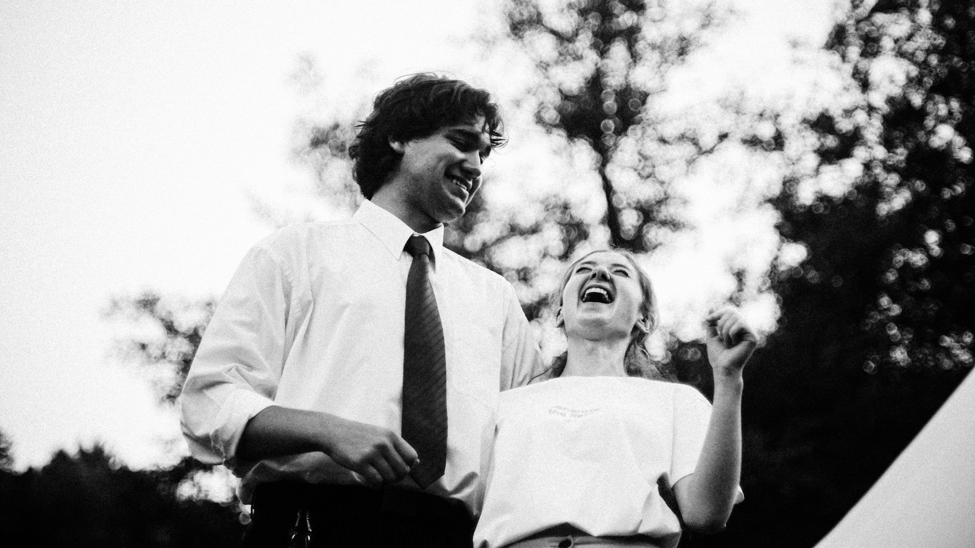 Rafa and Nell sharing a joke